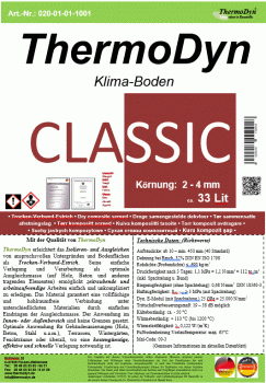 TDyn Classic 2 – 4 / Plancher climatique / Sac / 1K