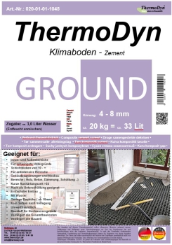 TDyn Ground 4 - 8 / Climate floor / Bag / CEM