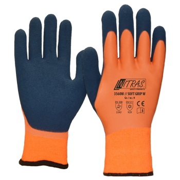 TDyn SOFT GRIP HIVER gants orange/bleu