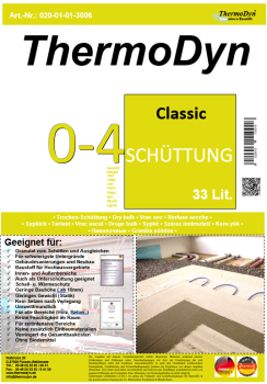 ThermoDyn Schüttung Classic 0-4 / Sackware