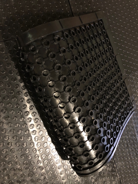 Robust rubber all-purpose mat / industrial mat - Leopard