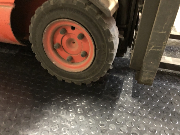 Robust rubber all-purpose mat / industrial mat - Leopard